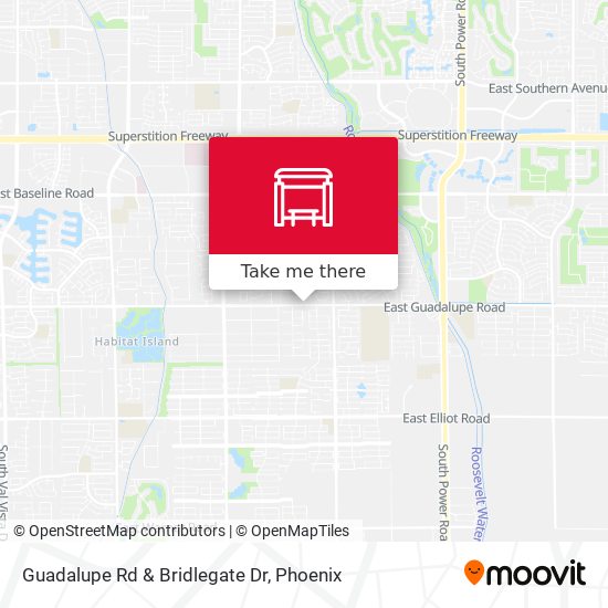 Guadalupe Rd & Bridlegate Dr map