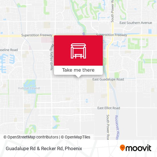 Mapa de Guadalupe Rd & Recker Rd