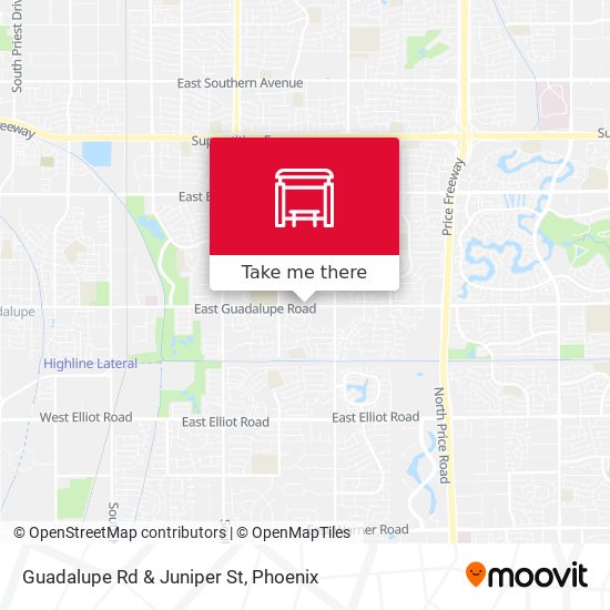 Guadalupe Rd & Juniper St map