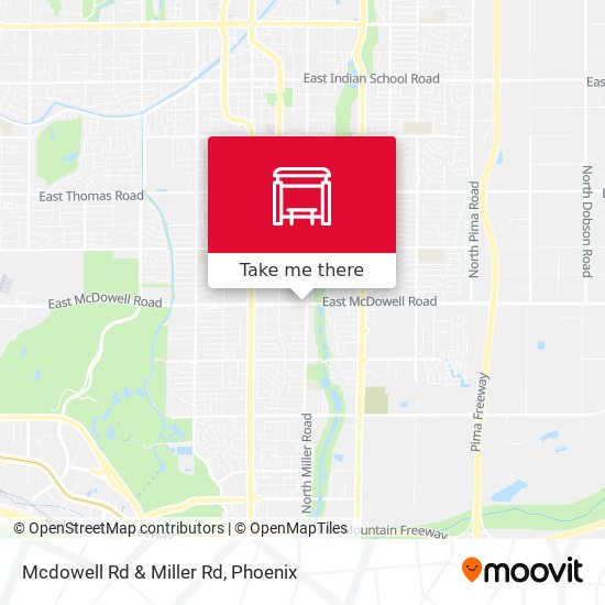 Mcdowell Rd & Miller Rd map