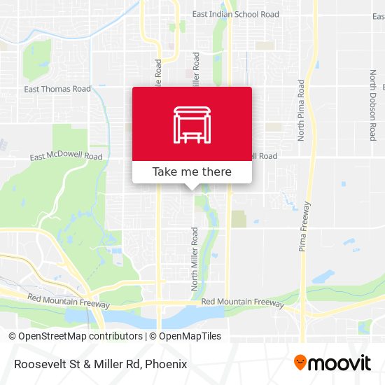 Roosevelt St & Miller Rd map