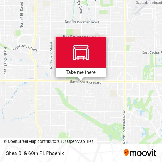 Shea Bl & 60th Pl map