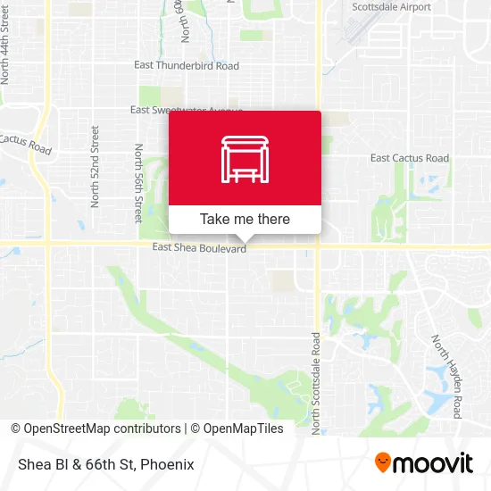 Shea Bl & 66th St map