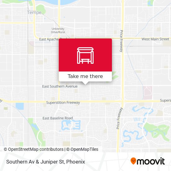 Mapa de Southern Av & Juniper St