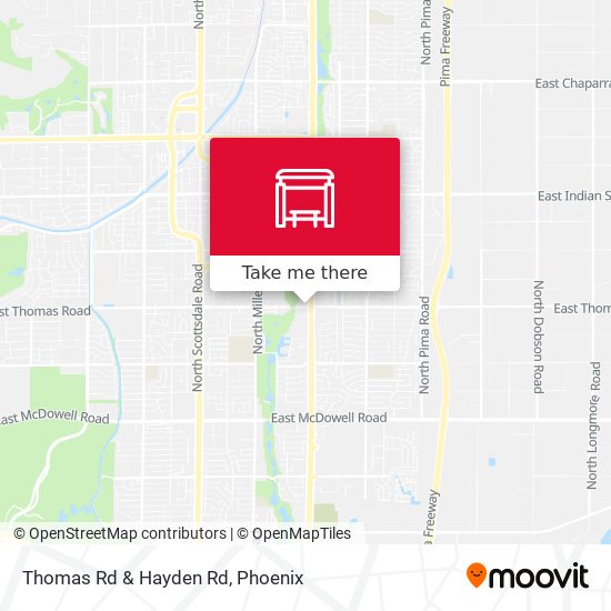 Mapa de Thomas Rd & Hayden Rd