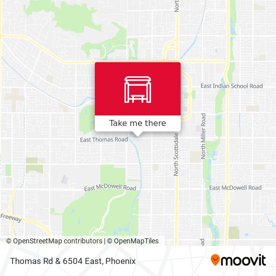 Mapa de Thomas Rd & 6504 East