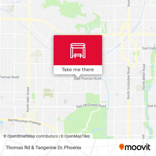 Mapa de Thomas Rd & Tangerine Dr