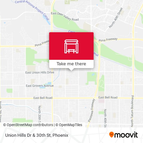 Mapa de Union Hills Dr & 30th St