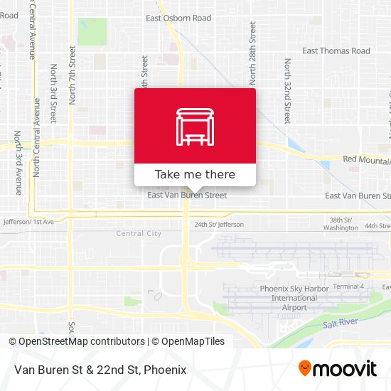 Mapa de Van Buren St & 22nd St