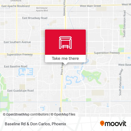 Baseline Rd & Don Carlos map
