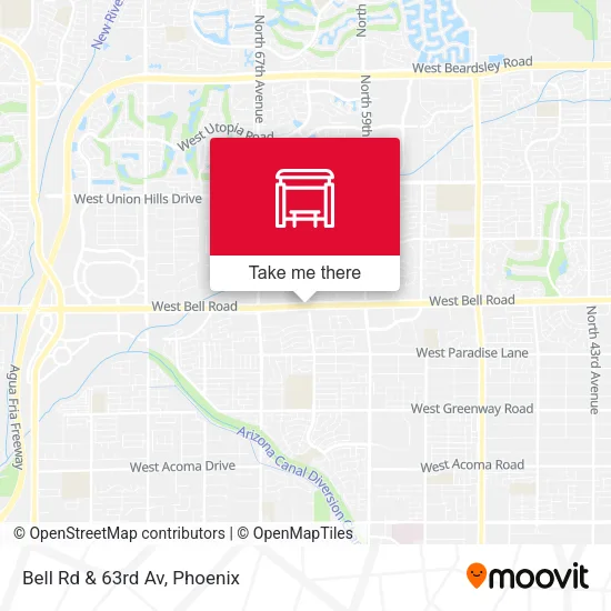 Bell Rd & 63rd Av map