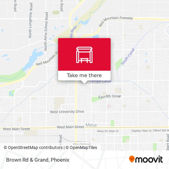 Mapa de Brown Rd & Grand