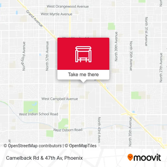 Camelback Rd & 47th Av map