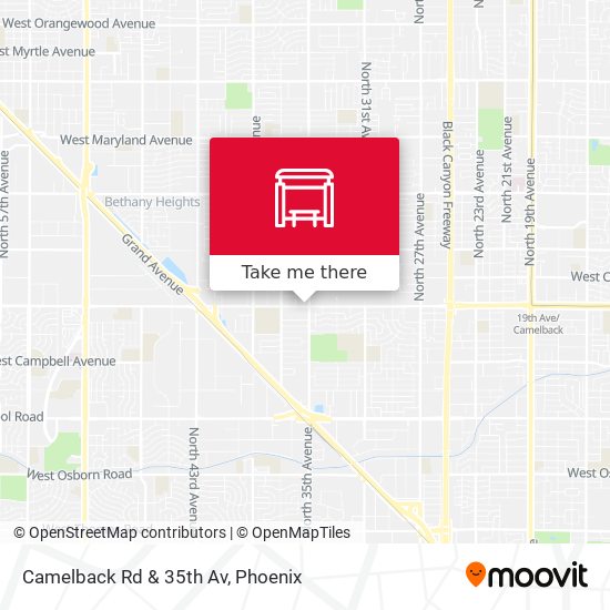 Camelback Rd & 35th Av map