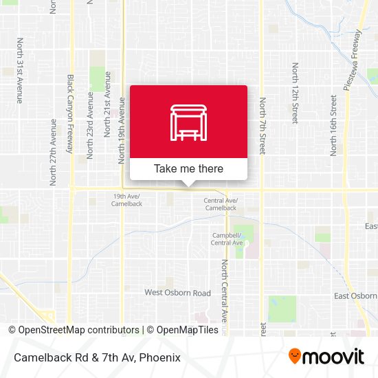 Camelback Rd & 7th Av map