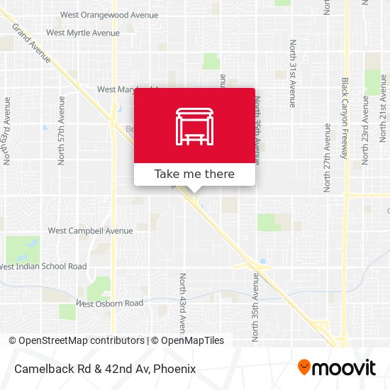 Mapa de Camelback Rd & 42nd Av
