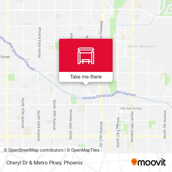 Cheryl Dr & Metro Pkwy map