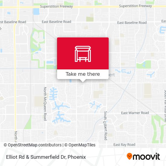 Elliot Rd & Summerfield Dr map