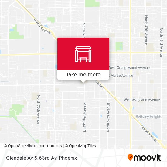 Mapa de Glendale Av & 63rd Av