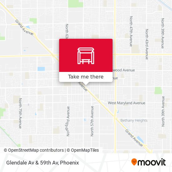 Mapa de Glendale Av & 59th Av