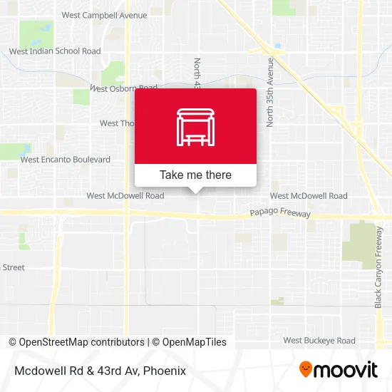 Mapa de Mcdowell Rd & 43rd Av