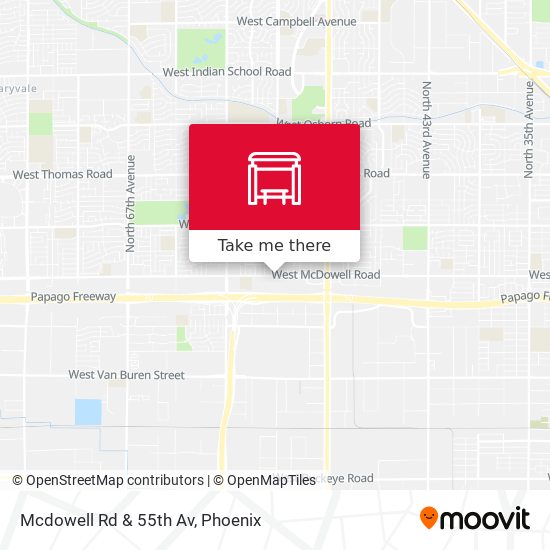 Mcdowell Rd & 55th Av map