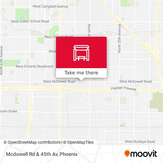 Mcdowell Rd & 45th Av map