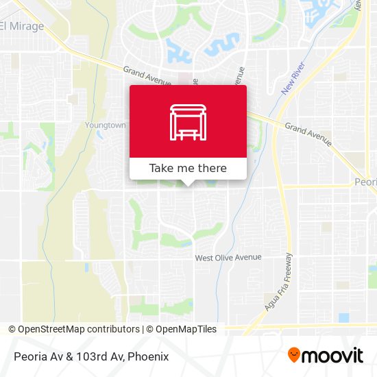 Mapa de Peoria Av & 103rd Av