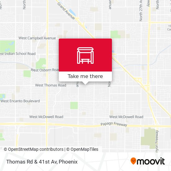 Mapa de Thomas Rd & 41st Av