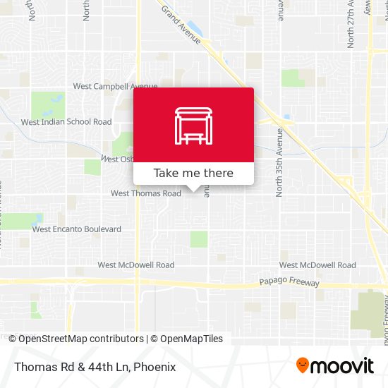 Mapa de Thomas Rd & 44th Ln