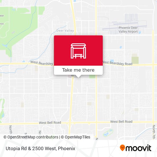Mapa de Utopia Rd & 2500 West