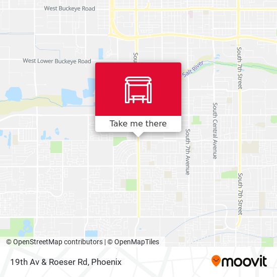 19th Av & Roeser Rd map