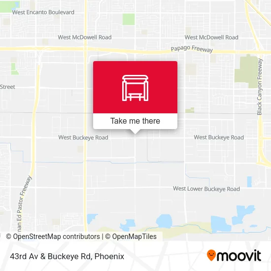 Mapa de 43rd Av & Buckeye Rd