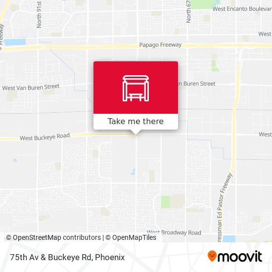 75th Av & Buckeye Rd map