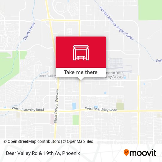 Deer Valley Rd & 19th Av map