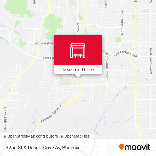 Mapa de 32nd St & Desert Cove Av