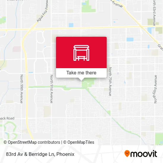 83rd Av & Berridge Ln map