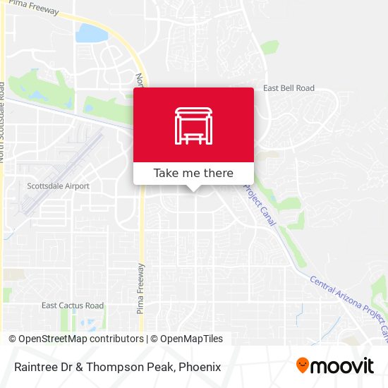 Raintree Dr & Thompson Peak map