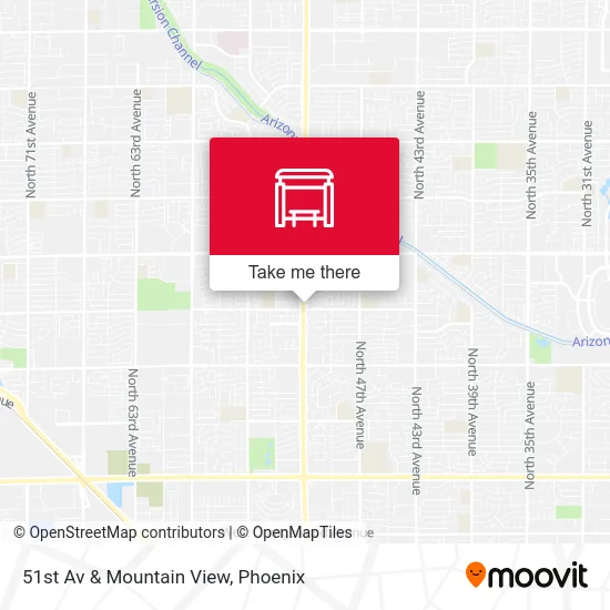 51st Av & Mountain View map