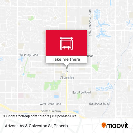 Mapa de Arizona Av & Galveston St
