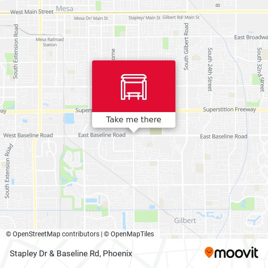 Mapa de Stapley Dr & Baseline Rd