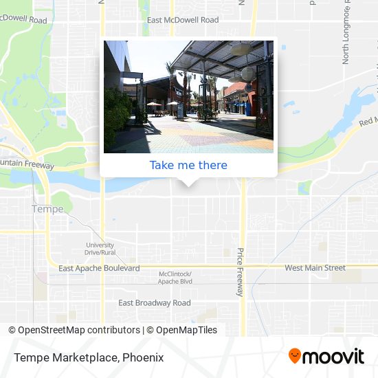 Tempe Marketplace map