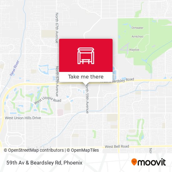 59th Av & Beardsley Rd map