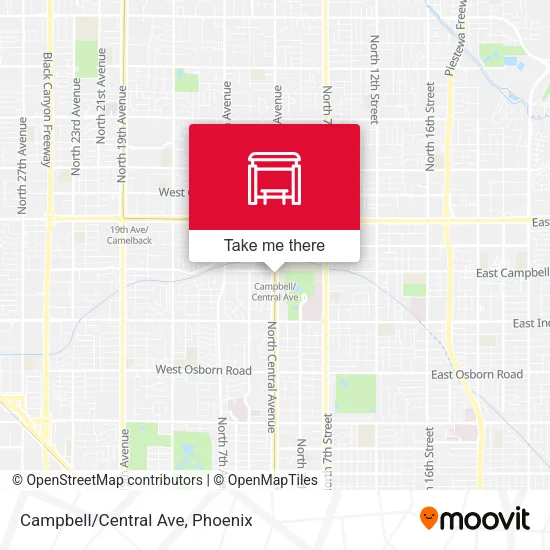 Mapa de Campbell/Central Ave