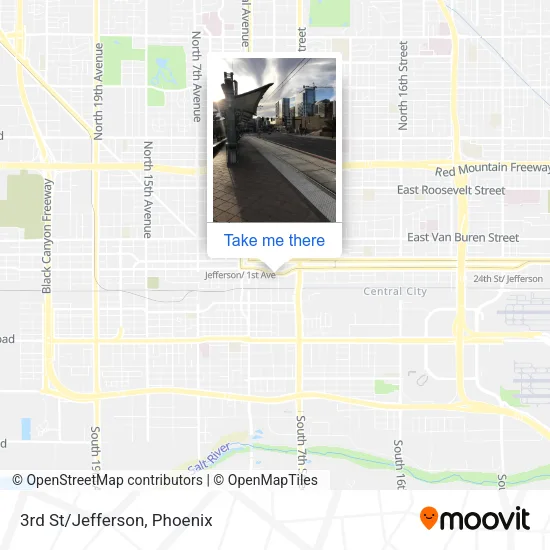 Mapa de 3rd St/Jefferson