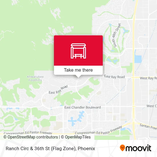 Mapa de Ranch Circ & 36th St (Flag Zone)