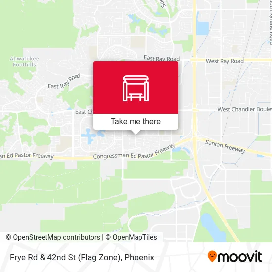 Frye Rd & 42nd St (Flag Zone) map