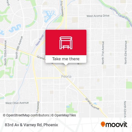Mapa de 83rd Av & Varney Rd