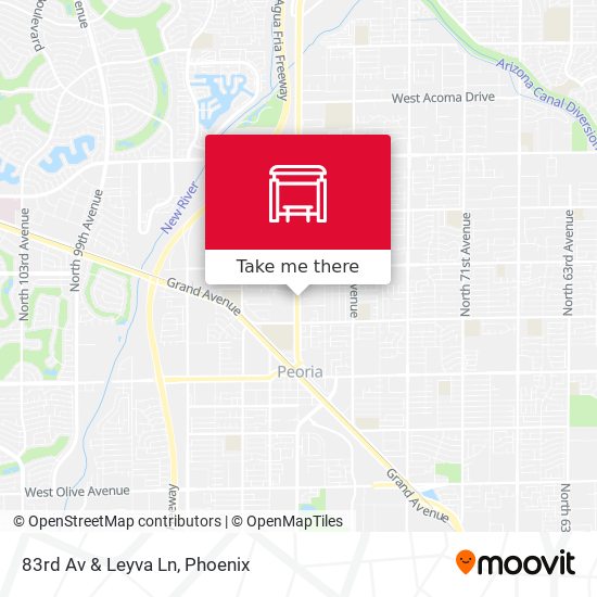 Mapa de 83rd Av & Leyva Ln