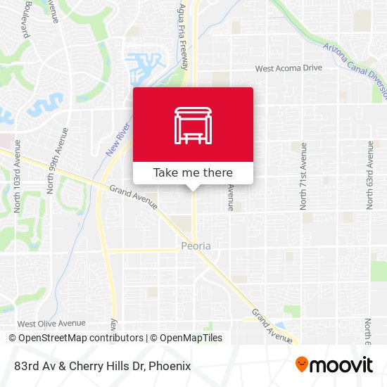 83rd Av & Cherry Hills Dr map